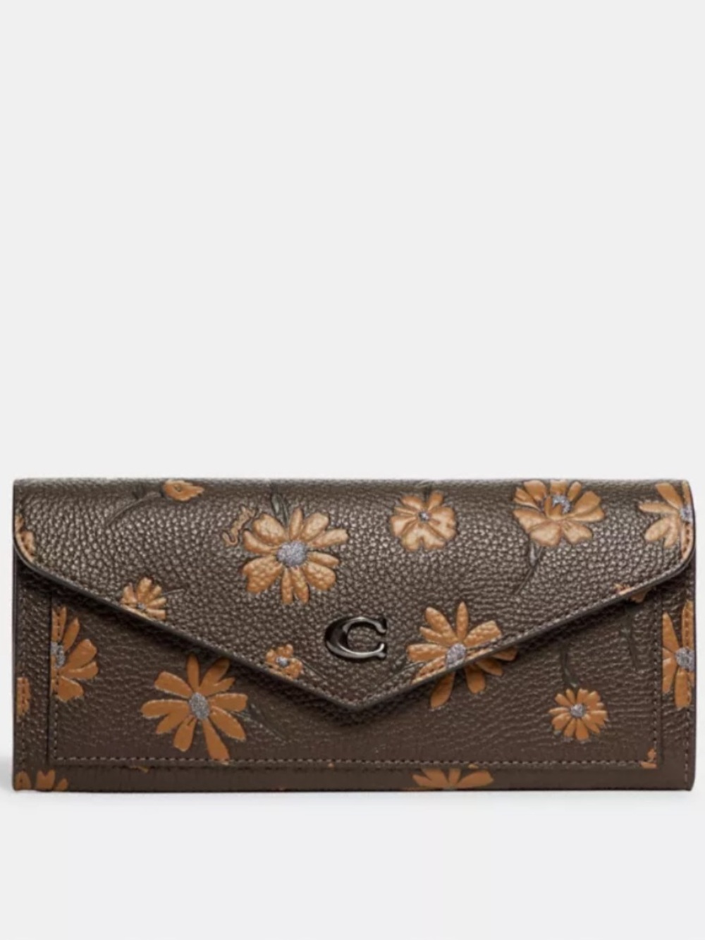 COACH Wyn Floral Printed Leather long wallet - Picture 12 of 12